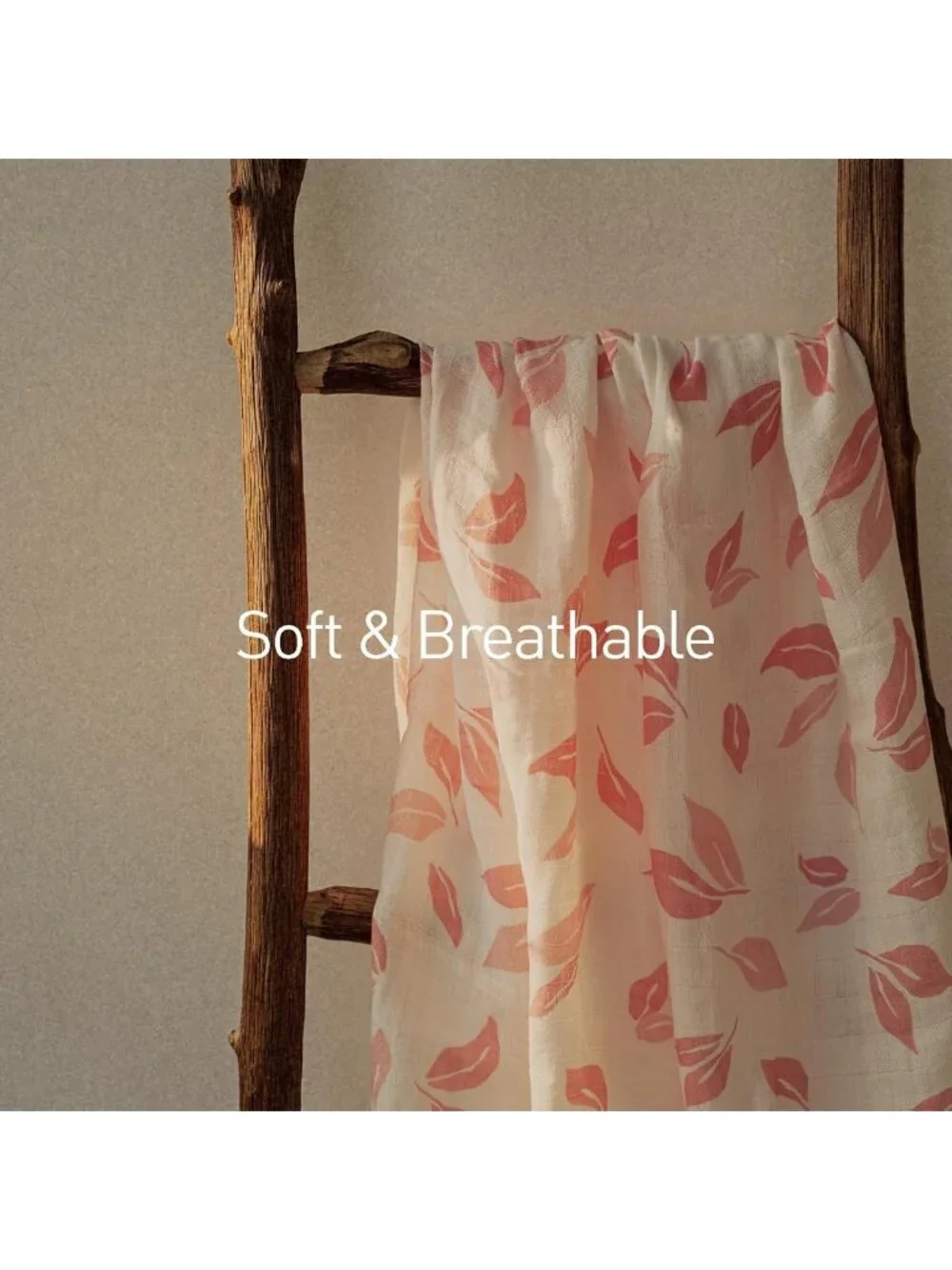 Soft Cotton Muslin Swaddle Blankets 4-Pack | Large 35
